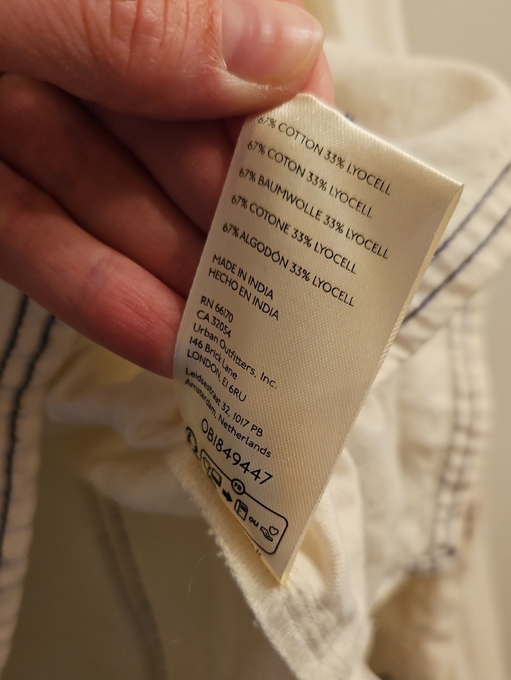 We The Free Austin Denim Jacket, Ivory, Western Studded Shirt Jacket, M - Picture 7 of 12